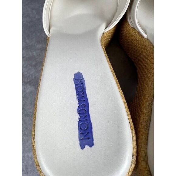 Nordstrom Women’s 7.5M Courtney Sandals Sandal Platform Slide Ivory - Picture 4 of 6